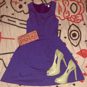 Royal blue dress